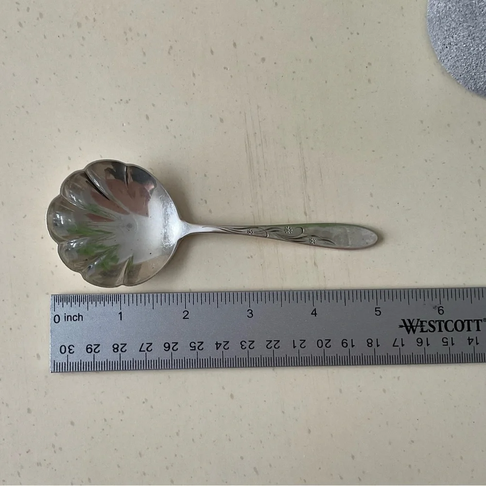 S Kirk & Sons Sterling Silver Sugar Nits BonBonShell Spoon